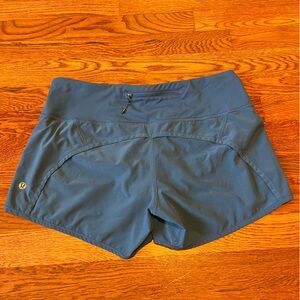 Lululemon speed up Blue Women's Shorts